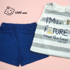 ست رکابی و شلوارک زنبور تانگز کد 2576