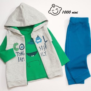 ست 3 تکه ژیله هیولا تانگز کد 2444