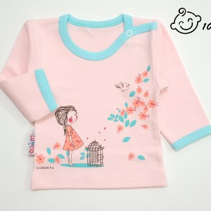 تیشرت آستین بلند پرنده شاد لوپتو