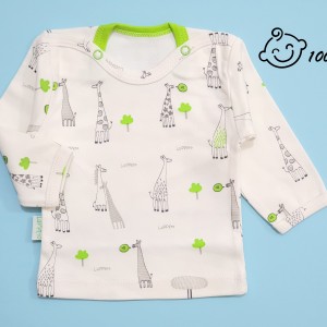 تیشرت آستین بلند زرافه سبز لوپتو