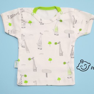 تیشرت آستین کوتاه زرافه سبز لوپتو
