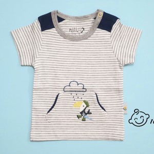 تی شرت آستین کوتاه طرح توکا نیلی