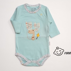 زیردکمه ای آستین بلند گوزن نیلی