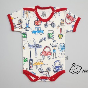 زیردکمه ای آستین کوتاه مداد رنگی لیدولند