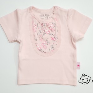 تیشرت آستین کوتاه طرح رزگل نیلی