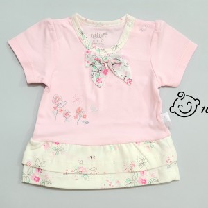 تیشرت آستین کوتاه طرح لیانا نیلی