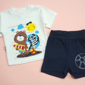 تیشرت و شلوارک خرس آکو کد 423