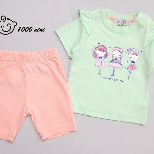 تیشرت و شلوارک بالرین الما کیدز *** مشکل دار