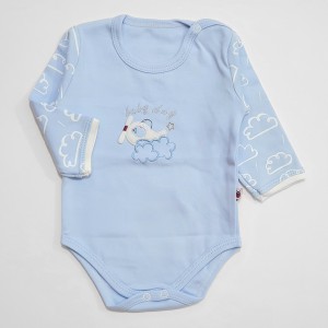 زیردکمه ای آستین بلند ابر و هواپیما بیبی دی