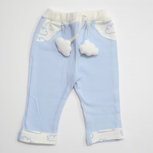 شلوار طرح ابر و هواپیما بیبی دی