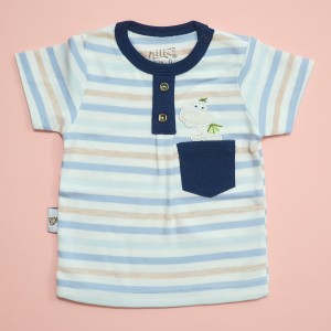 تیشرت آستین کوتاه طرح دراگون نیلی