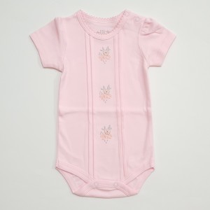 زیردکمه ای آستین کوتاه نورا نیلی