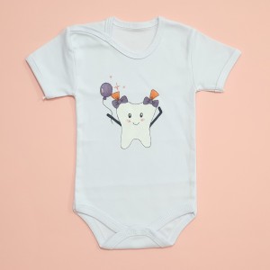 بادی آستین کوتاه دندونی بادکنک