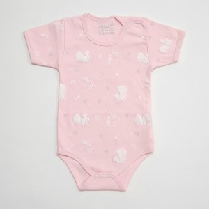 زیردکمه ای آستین کوتاه تمام چاپ یونیکورن آرین