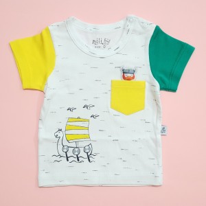 تی شرت آستین کوتاه وایکینگ نیلی