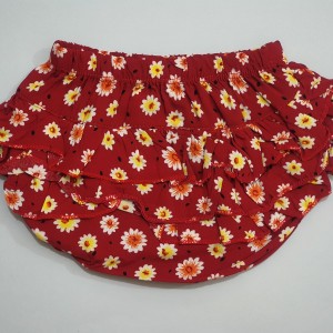 شورت دامنی گل گلی ماوی