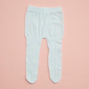 جوراب شلواری  سفید نوزادی پاپک