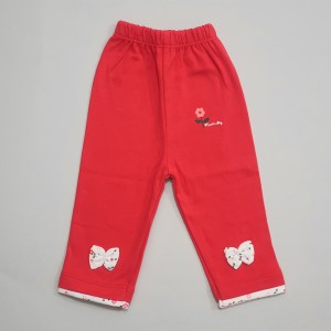 شلوار گلدار قرمز تیکو