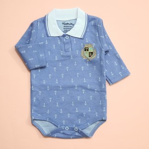 زیر دکمه ای آستین بلند لنگر تیکو