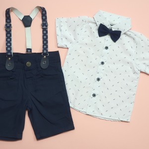 ست مجلسی پسرانه سرمه ای