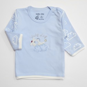 تیشرت آستین بلند ابر و هواپیما بیبی دی