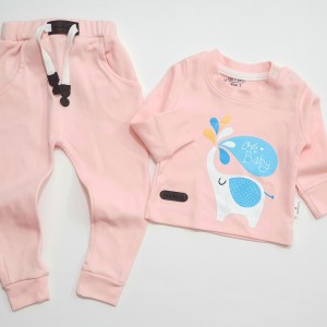 بلوز و شلوار فیل صورتی چیاکو