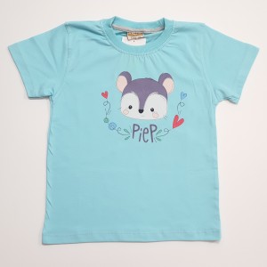 تیشرت آستین کوتاه موش آبی آنیل