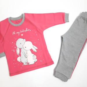 بلوز و شلوار خرگوش سرخابی روبین