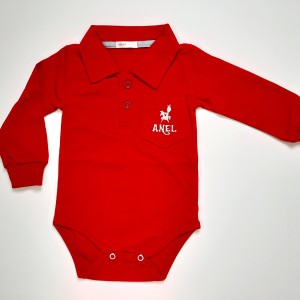 بادی یقه هفت پسرانه قرمز آنیل