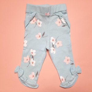 شلوار چاپ دار لاولی نیلی