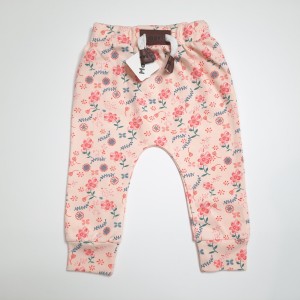 شلوار گل گلی گلبهی ماوی