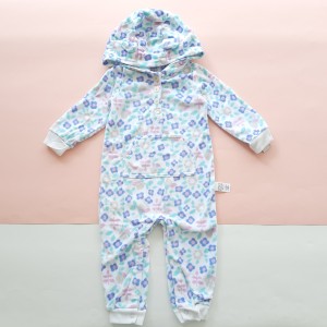 سرهمی فوتر کلاه دار گل گلی کارترز