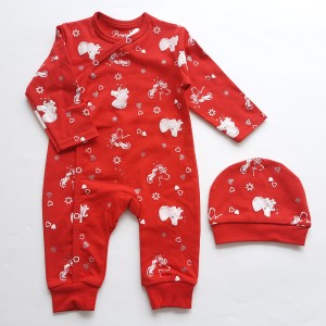 سرهمی و کلاه یونیکورن قرمز آرین