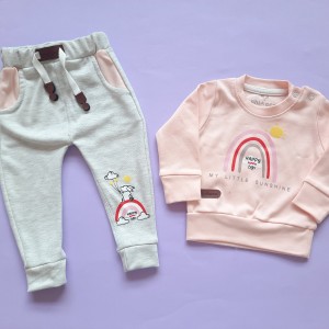 بلوز  شلوار رنگین کمان چیاکو