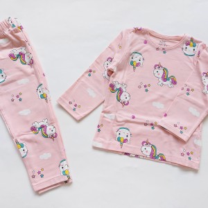 ست بلوز شلوار تک شاخ نیلی