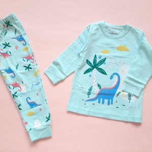 ست بلوز شلوار دایناسور نیلی