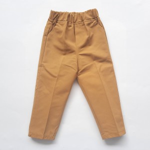 شلوار کتان خردلی آنیل