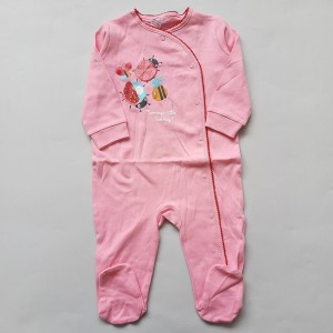 سرهمی جورابدار کفشدوزک صورتی