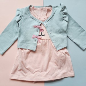 کت سارافون صورتی طوسی آنیل