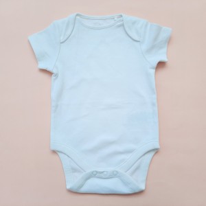 بادی آستین کوتاه سفید next baby *** مشکل دار