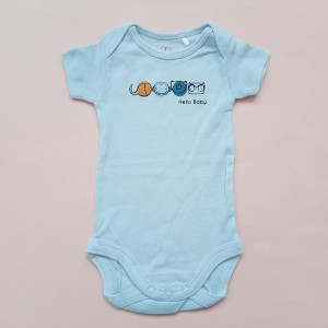 بادی آستین کوتاه حیوانات hello baby