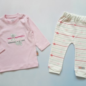 بلوز شلوار کوالا صورتی روبین