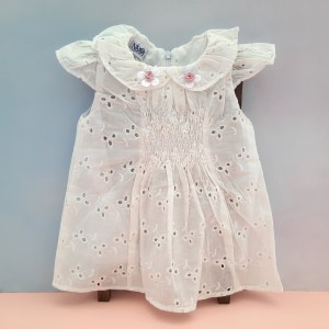 پیراهن خامه دوزی یقه ب ب نیلسام