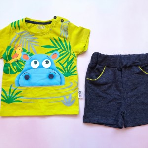 تیشرت شلوارک اسب آبی و پرنده نیلسام