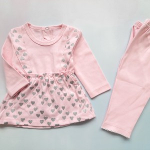 بلوز شلوار تمام چاپ قلب تیکو *** مشکل دار