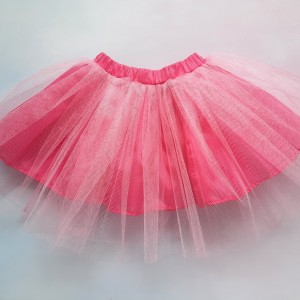 دامن توری پرنسسی صورتی