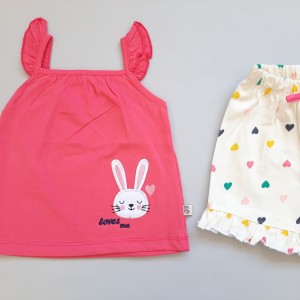 تاپ و شلوارک خرگوش سرخابی وچیون