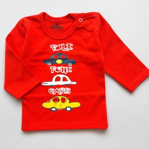 تیشرت آستین بلند ماشین قرمز باربارا