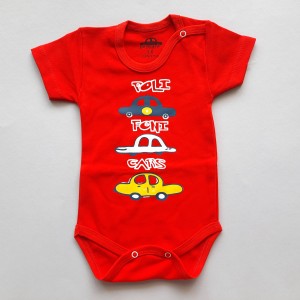 بادی آستین کوتاه ماشین قرمز باربارا