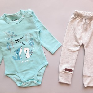 بادی شلوار روباه خرگوش آبی چیاکو